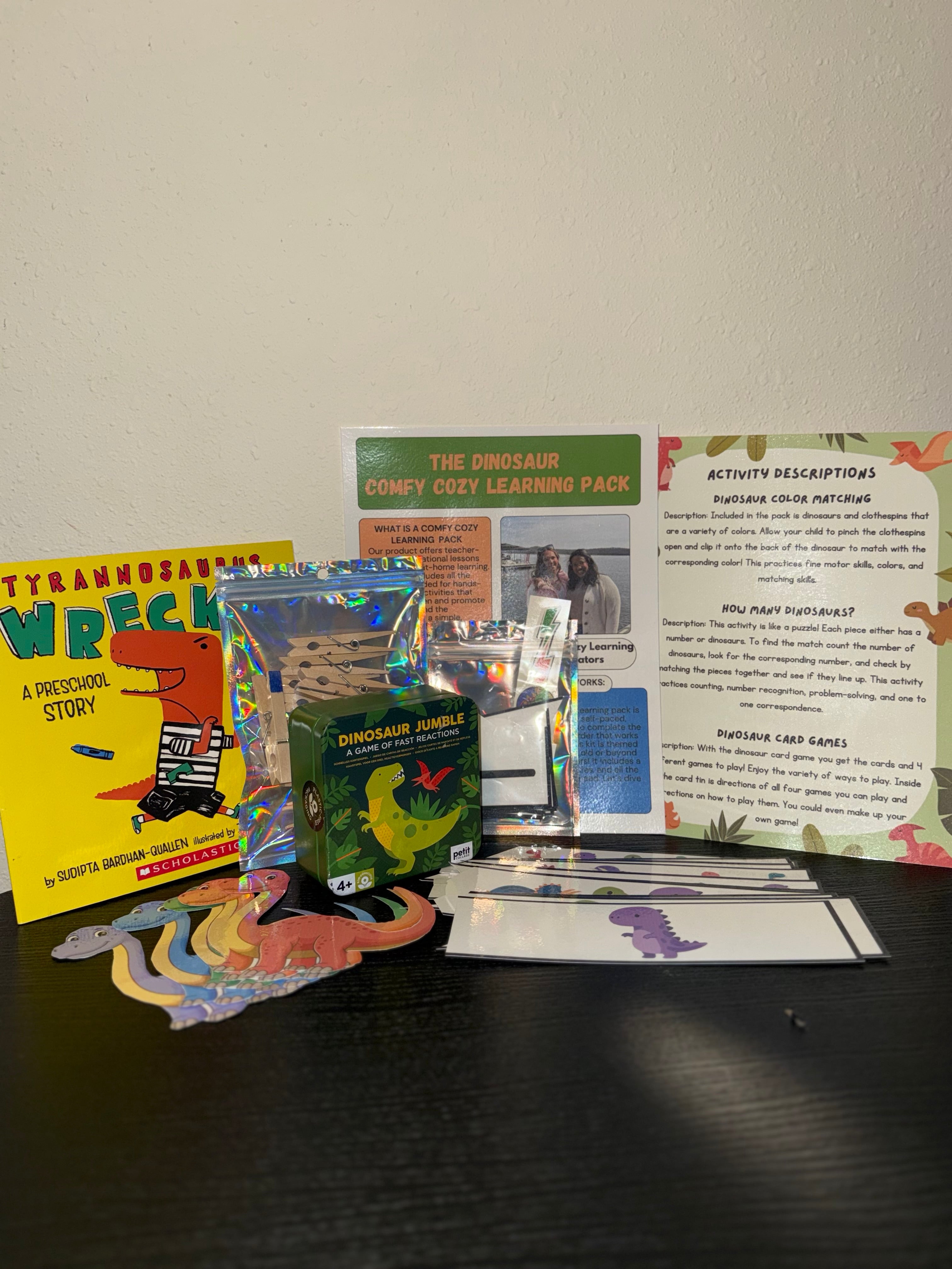 The Dinosaur Pack with Dinosaur Card Games