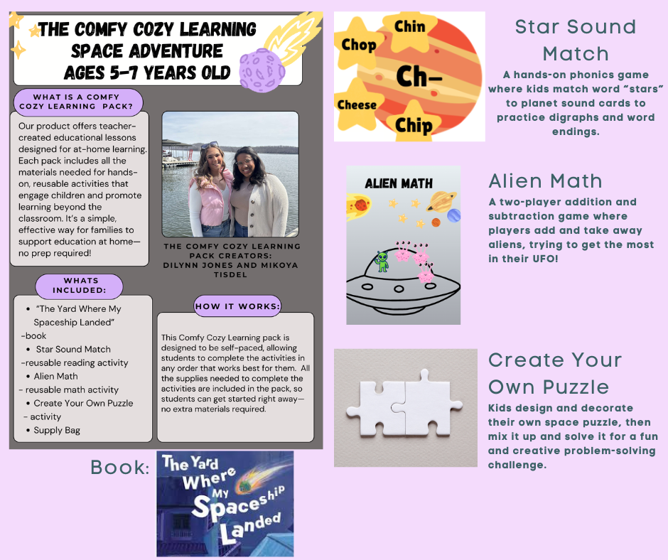 Space Adventure Comfy Cozy Learning Pack