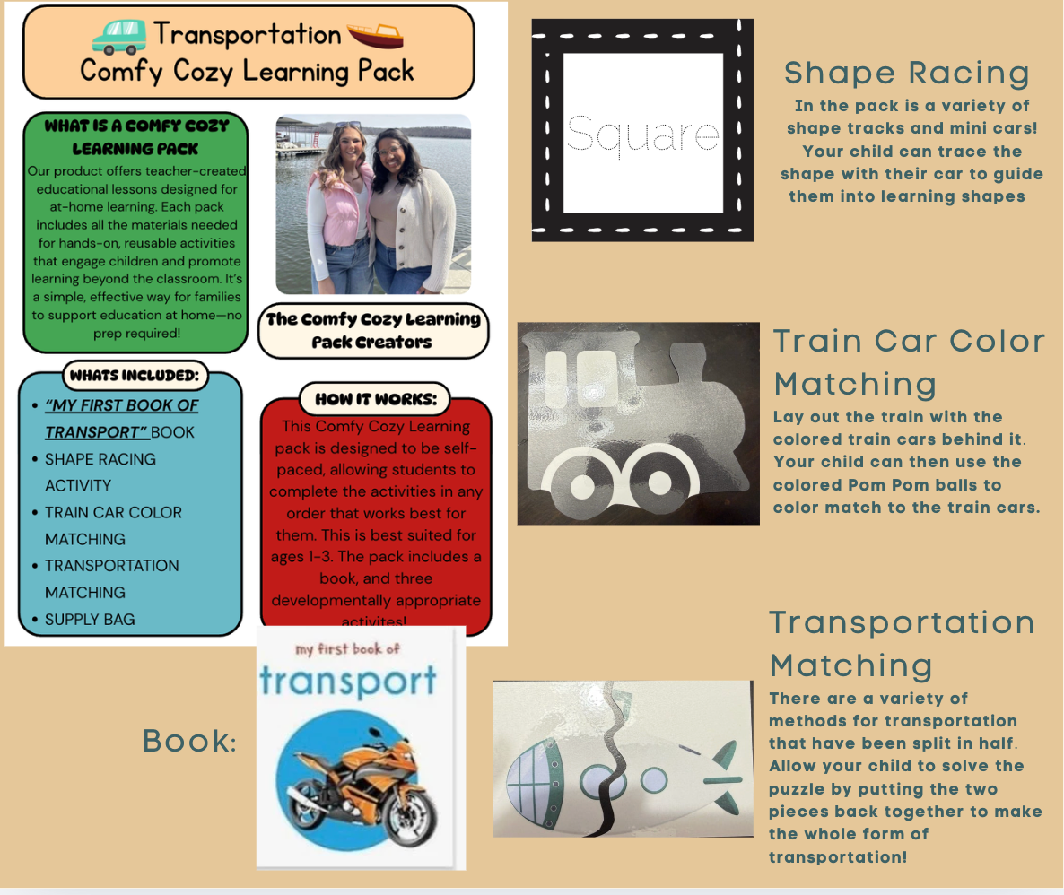 Transportation Comfy Cozy Pack